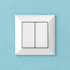 Image showing Double light switch