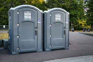 Image showing Portable Toilets with Wheelchair Access
