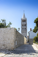 Image showing Famous Beautiful Rab town on Rab island in Croatia