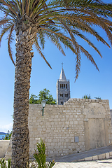 Image showing Famous Beautiful Rab town on Rab island in Croatia