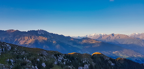 Image showing South Tyrolean Alps in autumn