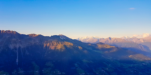 Image showing South Tyrolean Alps in autumn