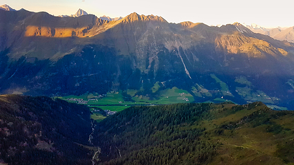 Image showing South Tyrolean Alps in autumn