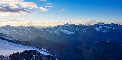 Image showing South Tyrolean Alps in autumn