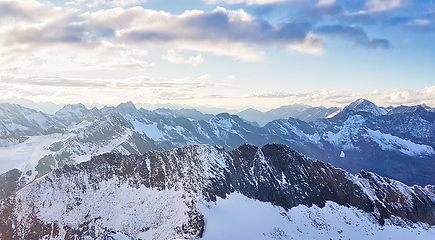 Image showing South Tyrolean Alps in autumn