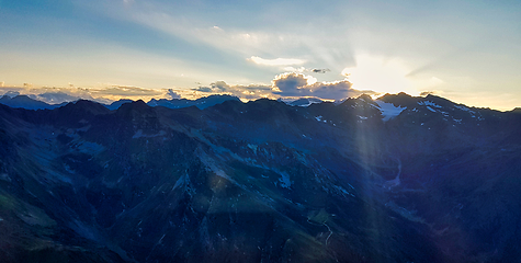 Image showing South Tyrolean Alps in autumn