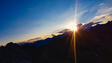 Image showing South Tyrolean Alps in autumn