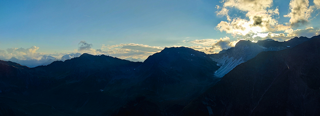 Image showing South Tyrolean Alps in autumn