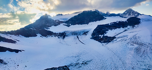 Image showing South Tyrolean Alps in autumn