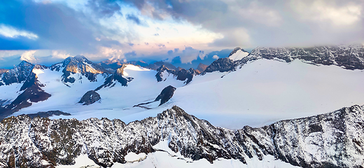 Image showing South Tyrolean Alps in autumn