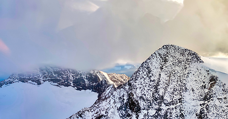 Image showing South Tyrolean Alps in autumn