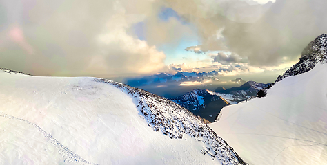 Image showing South Tyrolean Alps in autumn