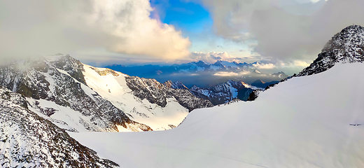 Image showing South Tyrolean Alps in autumn