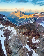 Image showing South Tyrolean Alps in autumn