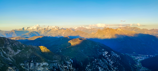 Image showing South Tyrolean Alps in autumn