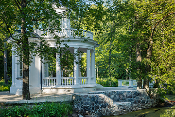 Image showing coffee pavilion - rotunda in Kemeri, Latvia