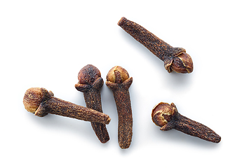 Image showing cloves isolated macro