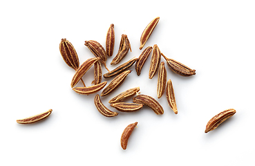 Image showing cumin seeds macro