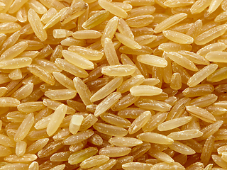 Image showing brown rice macro