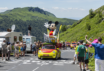 Image showing The Car of the Journal de Mickey - Tour de France 2016