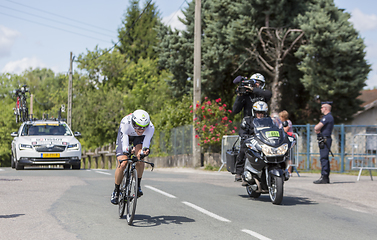 Image showing The Cyclist Edvald Boasson Hagen - Criterium du Dauphine 2017