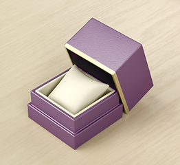 Image showing Purple watch box