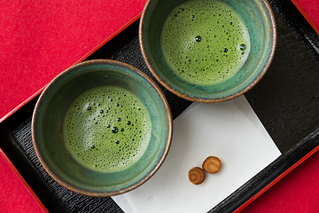 Image showing Japanese green tea