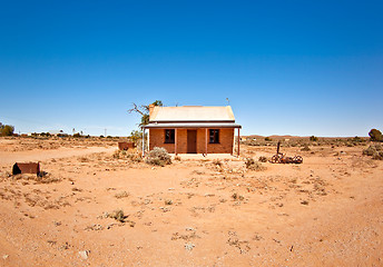 Image showing old house in the desert