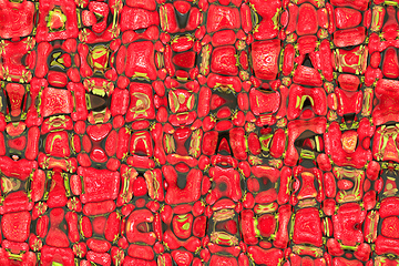 Image showing creative bright abstract red texture