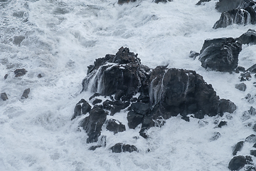 Image showing natural swimming pools on Tenerife island