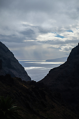 Image showing view on ocean from Masca village