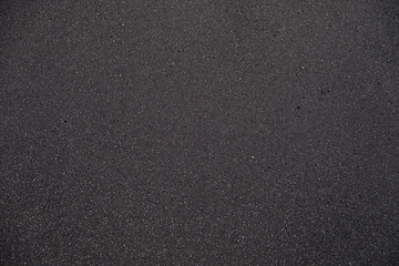 Image showing black sand on Tenerife beach