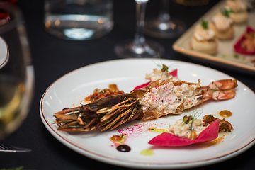 Image showing Lagustine tartare dish