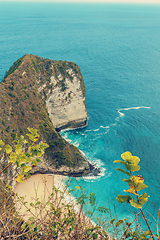 Image showing dream Bali beach at Nusa penida