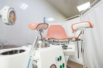 Image showing Gynecological cabinet in modern clinic