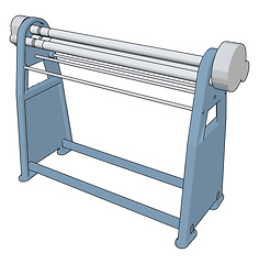 Image showing Manual press brake vector illustration on white background