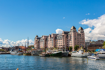 Image showing Oslo skyline and harbor. Norway