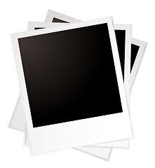 Image showing plain polaroid pile