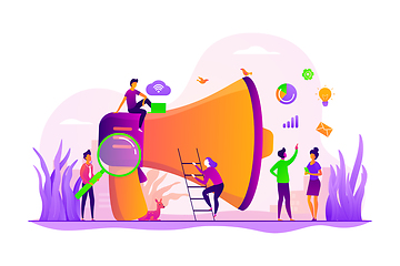 Image showing Marketing team concept vector illustration