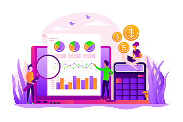 Image showing Business analysis concept vector illustration