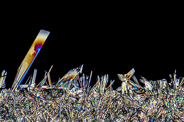 Image showing soda lye microcrystals