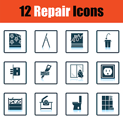 Image showing Set of repair icons