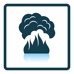 Image showing Fire and smoke icon