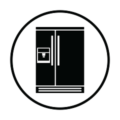 Image showing Wide refrigerator icon