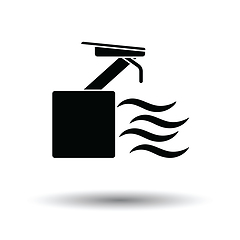 Image showing Diving stand icon