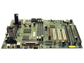 Image showing PC motherboard