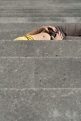 Image showing Girl relaxing