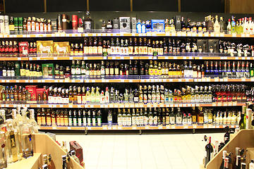 Image showing Store of alcoholic drinks 