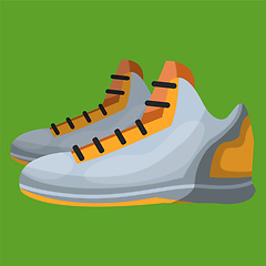 Image showing Sports Shoe vector color illustration.