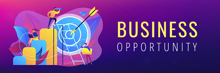 Image showing Business opportunity concept banner header.